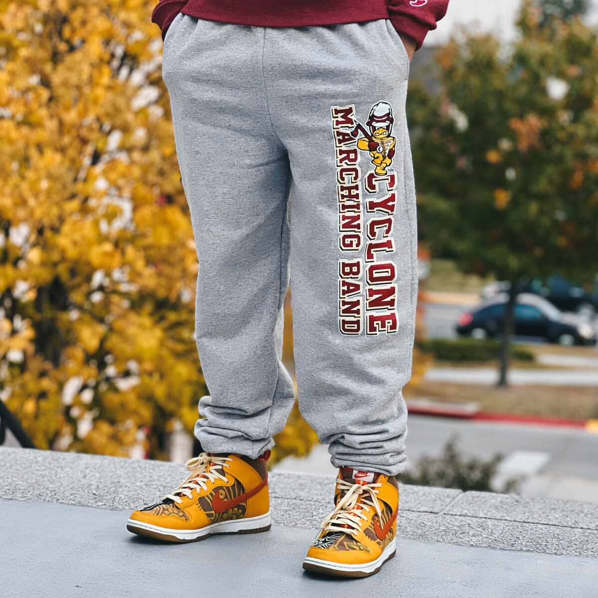 Champion® Cyclone Marching Band Cy Heather Gray Sweatpants